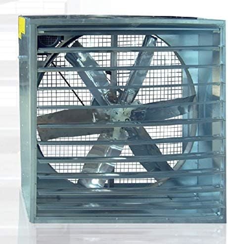 Dündar KF 100 (100X100CM) Otomatik Panjurlu Kutu Fanı  (FABRİKA Fanı, KÜMES Fanı VB.)
