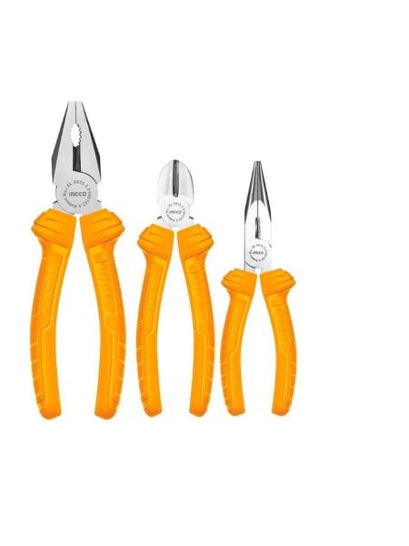 Ingco 3'lü Set Pense, Yan Keski, Kargaburun HKPS08311