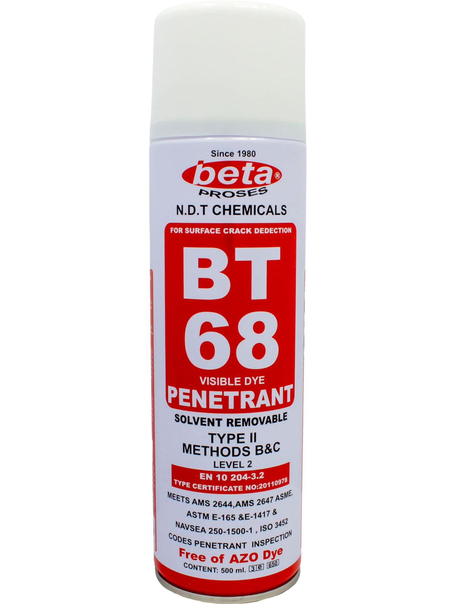 Beta BT-68 Petentrant Çatlak Kiti Sprey 500 ml