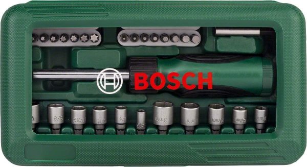 Bosch 46 Parça Tornavidalı Vidalama ve Lokma Ucu Seti (2607019504)