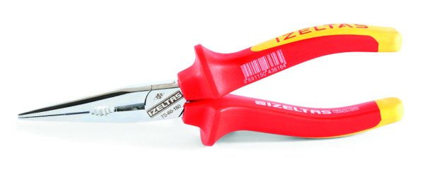 İzeltaş 1000V İzoleli Elektrikçi Kargaburun Düz Uçlu 200 mm 3220136200