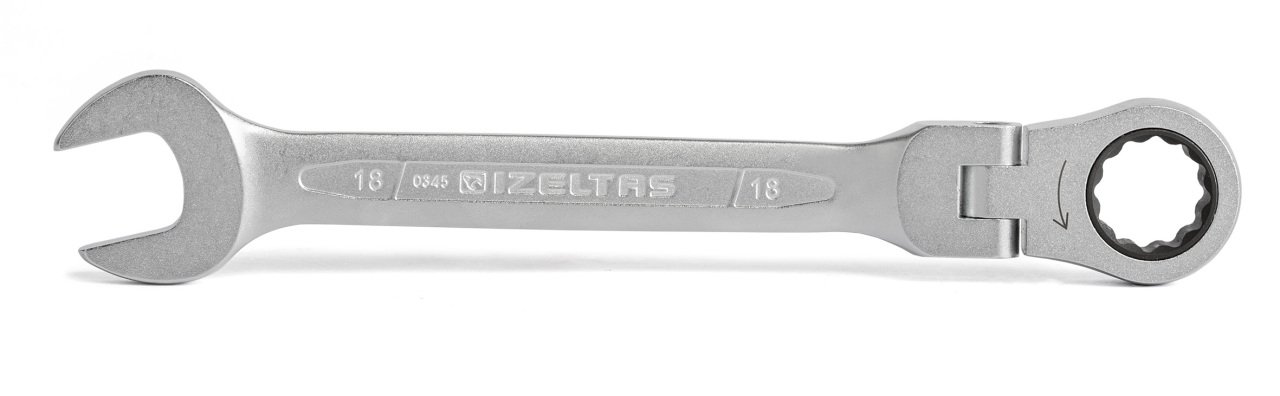 İzeltaş Mafsallı Cırcır Kombine Anahtar 19 mm 0345020019