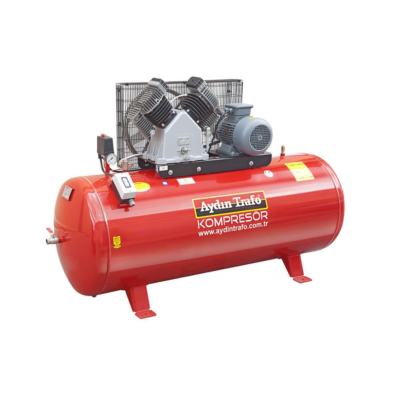 Aydın Trafo 21-530 LT 7.5 HP Tek Kademeli 8 Bar Kompresör Trifaze(380V)