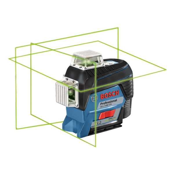 Bosch GLL 3-80 CG+BM 1+ 12 Volt Akülü Professional Çizgi Lazeri (0601063T00)