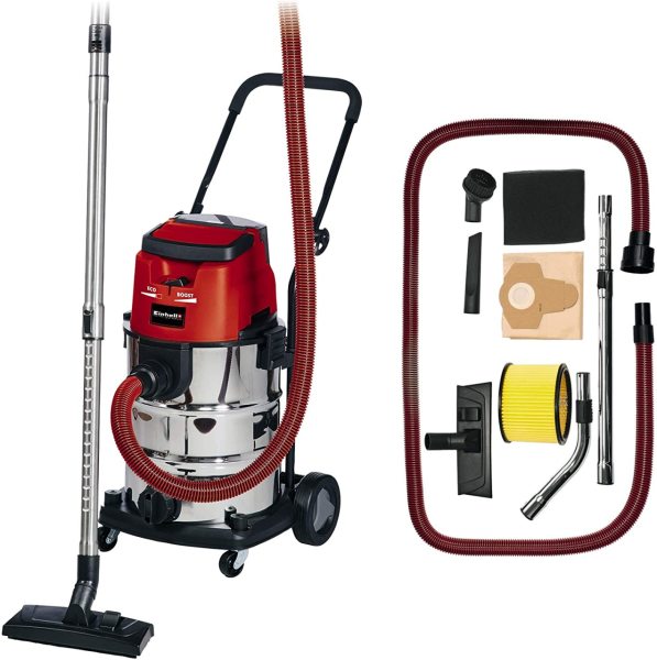 Einhell TE-VC 36/30 Li S 2x 18 Volt Akülü Islak Kuru Süpürge Solo