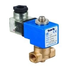 S4015.01.025 SERİSİ YAKIT SOLENOİD VALF,3/2 YOLLU NORMALDE KAPALI (ÇAP:1/4''-BAR:0-30)