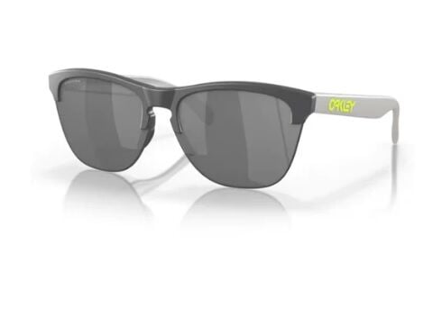 Oakley Frogskins Lite Güneş Gözlüğü Prizm Black Lenses, Matte Dark Grey Frame