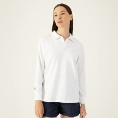 Lámpago Polo Yaka T-shirt - White