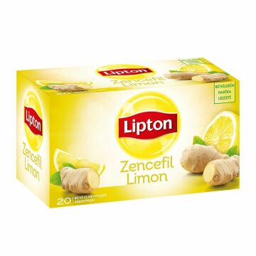 Lipton Bitki Çayı - Zencefil Limonlu  2 x 20 adet