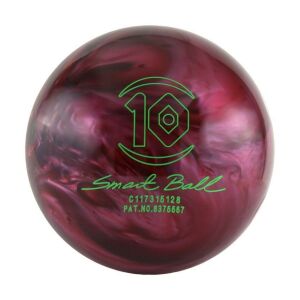 Bowling Ball, Ure Pearl 10Lbs, Medium Hole,Red