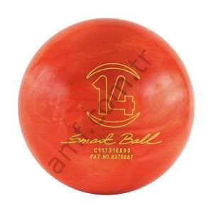 Bowling Ball, Ure Pearl 14Lbs,XXLarge Hole, Tanger QubicaAMF Bowling Topu 14 No, XX Büyük Delik, Mandalina Rengi