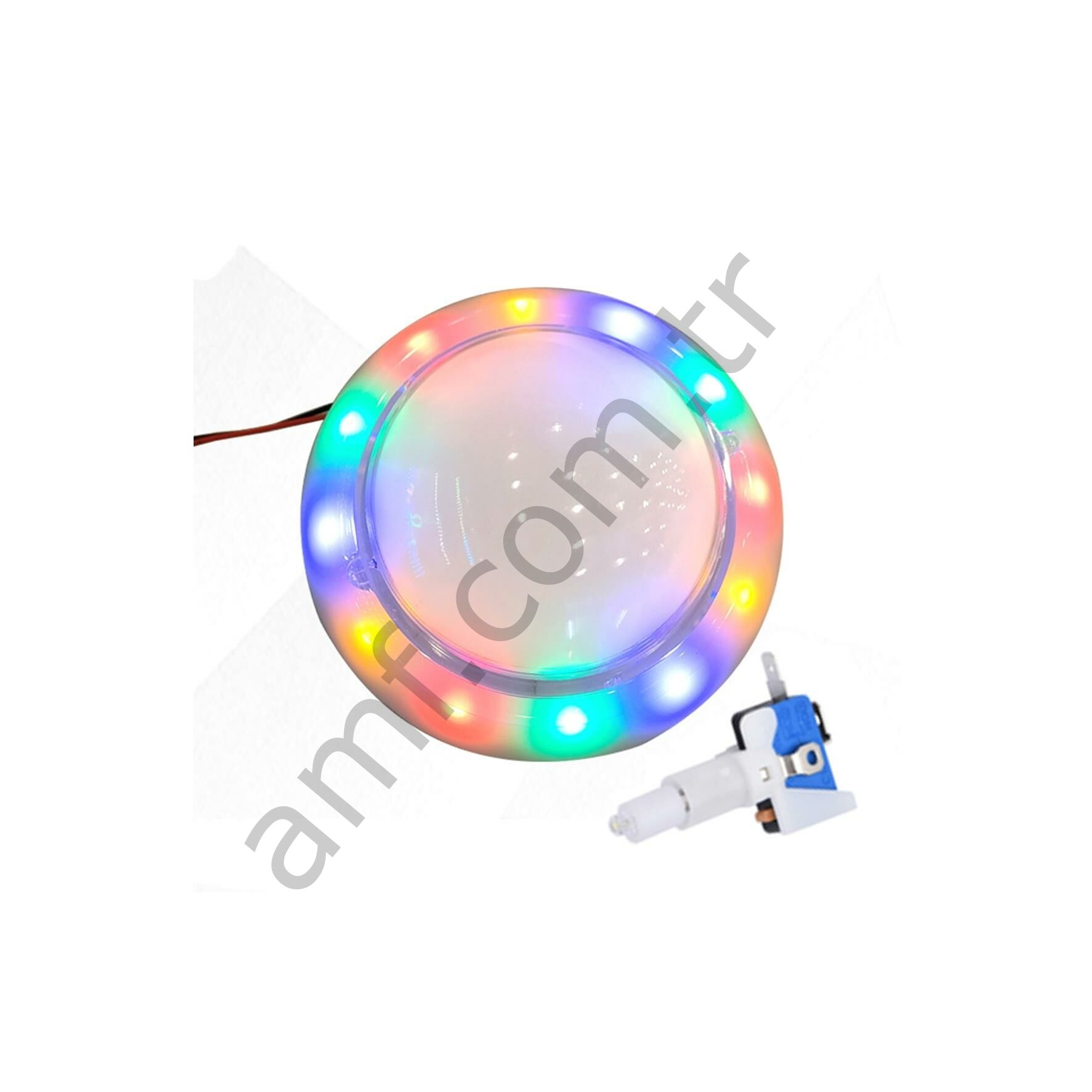 120mm Rgb, Dış Bükey Button