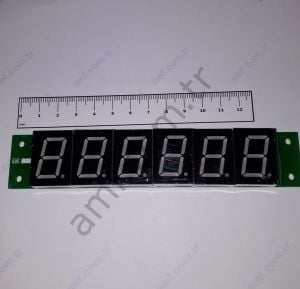 Digital Display_ S128-464-000 29741408003A Bandit Express, Digital Gösterge, LED8106B6.PCB(V1.1