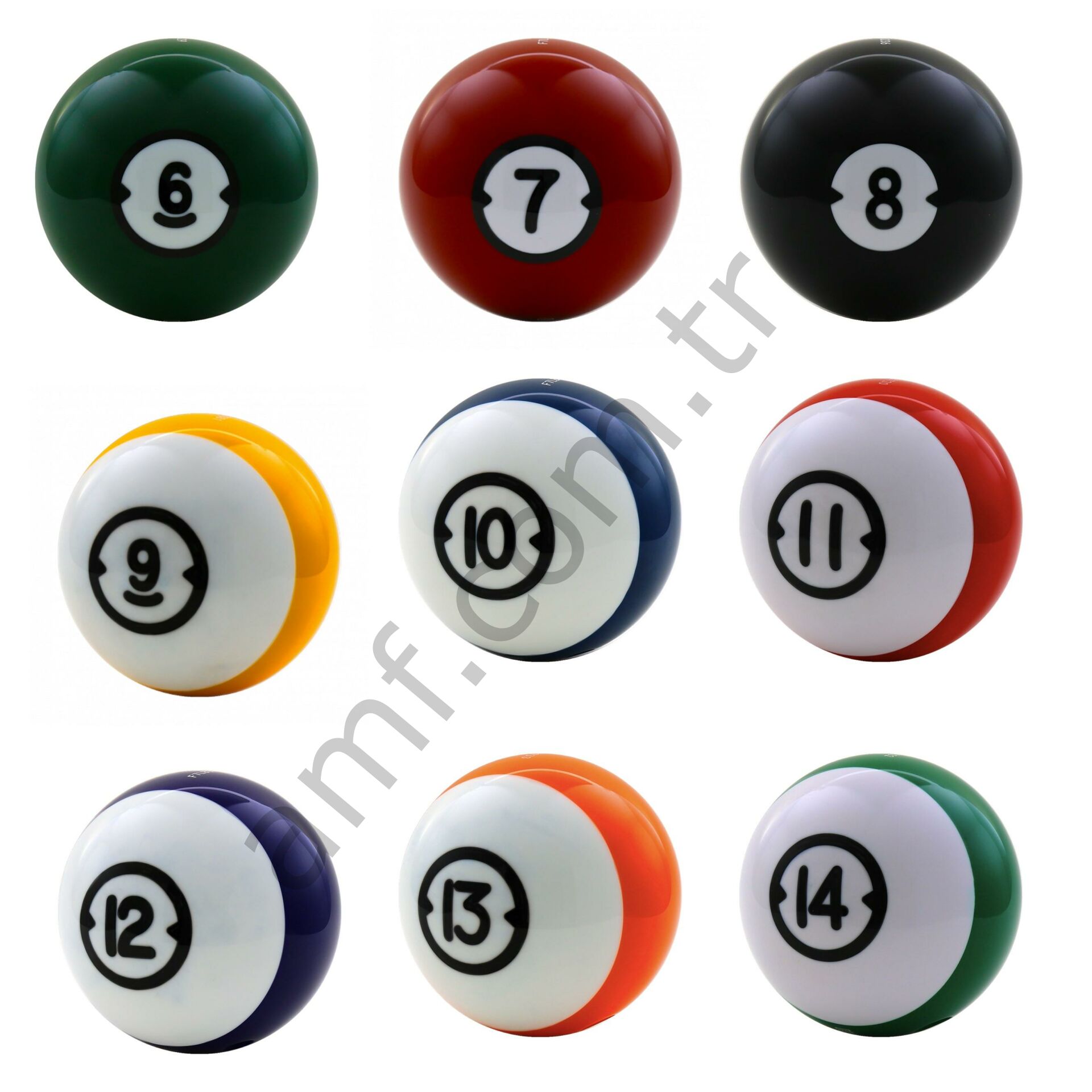 QAMF Billard House Balls 11 Lbs, Large Hole