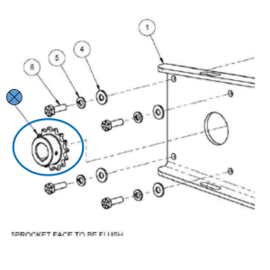 Harmony Ball Return, 15T #35 Sprocket_254001098