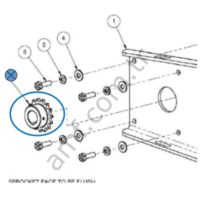 Harmony Ball Return, 15T #35 Sprocket_254001098 Harmony Ball Return İçin Zincir Dişlisi