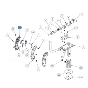 Left Grip Sega Gun Chassis_601-11817