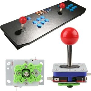 Clasic Atari Joystick 8 Way Red Knob