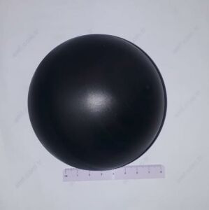 Mini Bowling Ball, Black, Delrin Type