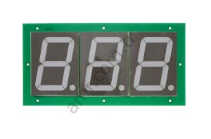 Pcb 1 Digit 7 Segment 4'' Display_FB63/ BA1608A Hyper Shoot, Display Kartı, 1 Digit