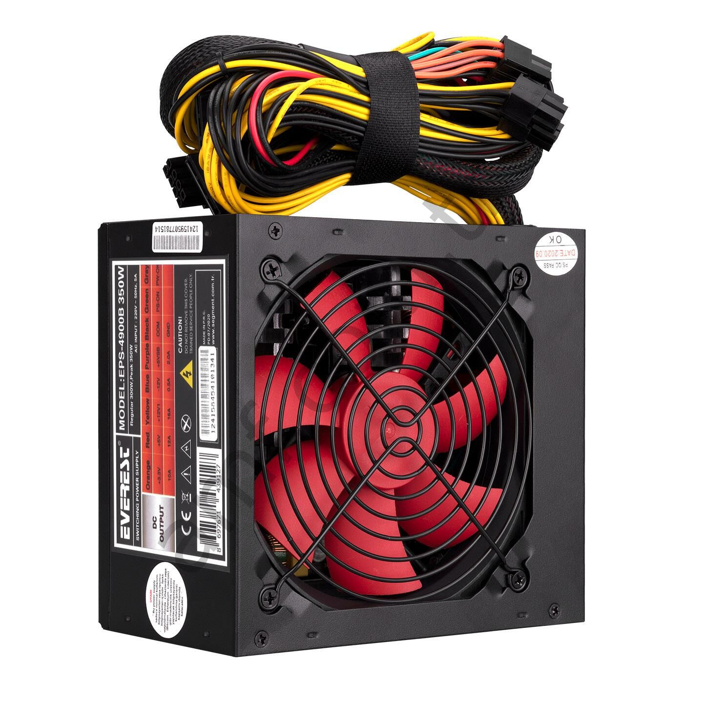Everest Eps-4900B 350Watt, Power Supply Elektrik Güç Kaynağı, Everest Eps-4900B 350Watt