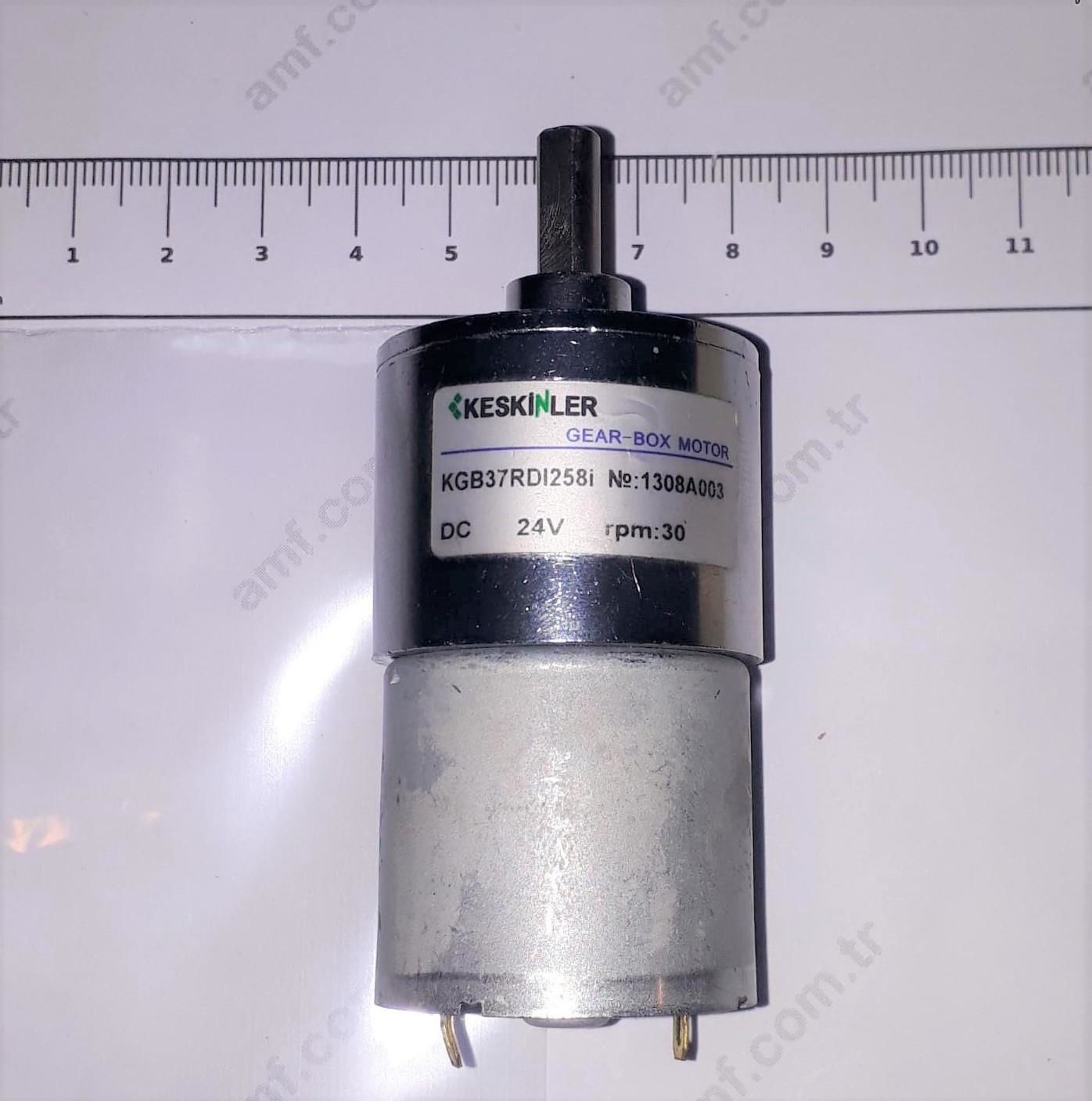 Dc Gear&Motor, 24 Volt 30 Rpm_KGB37RD1258i