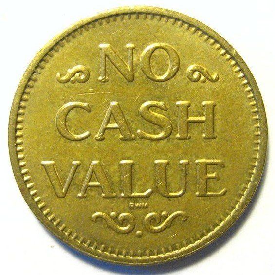 No Cash Value Token ( Jeton) 1 Adet ( BG2000 )
