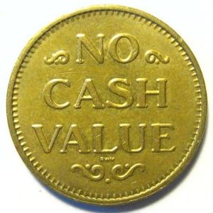 No Cash Value Token ( Jeton) 1 Adet ( BG2000 )