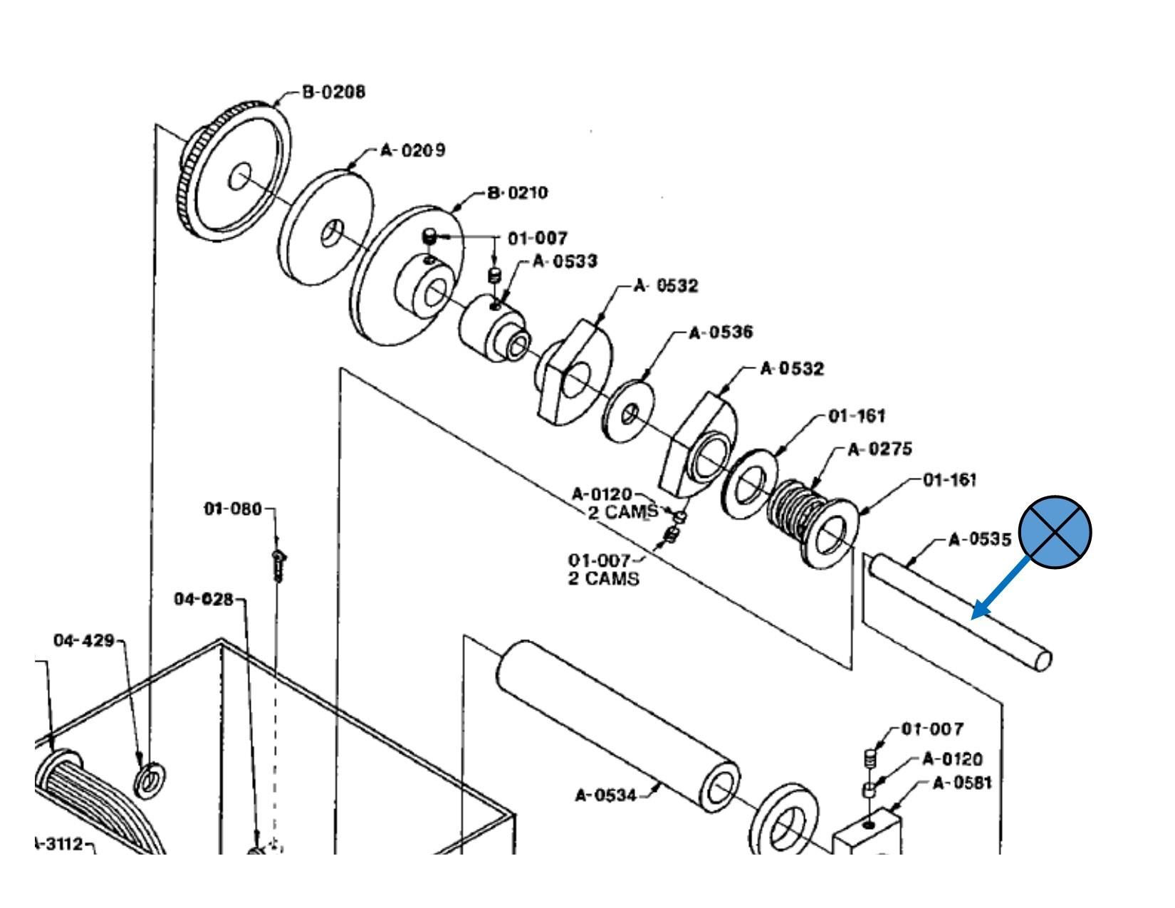 Inner Cam Shaft_A-0535