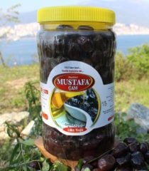 Lüks Yağlı Siyah Zeytin - 1 Kg