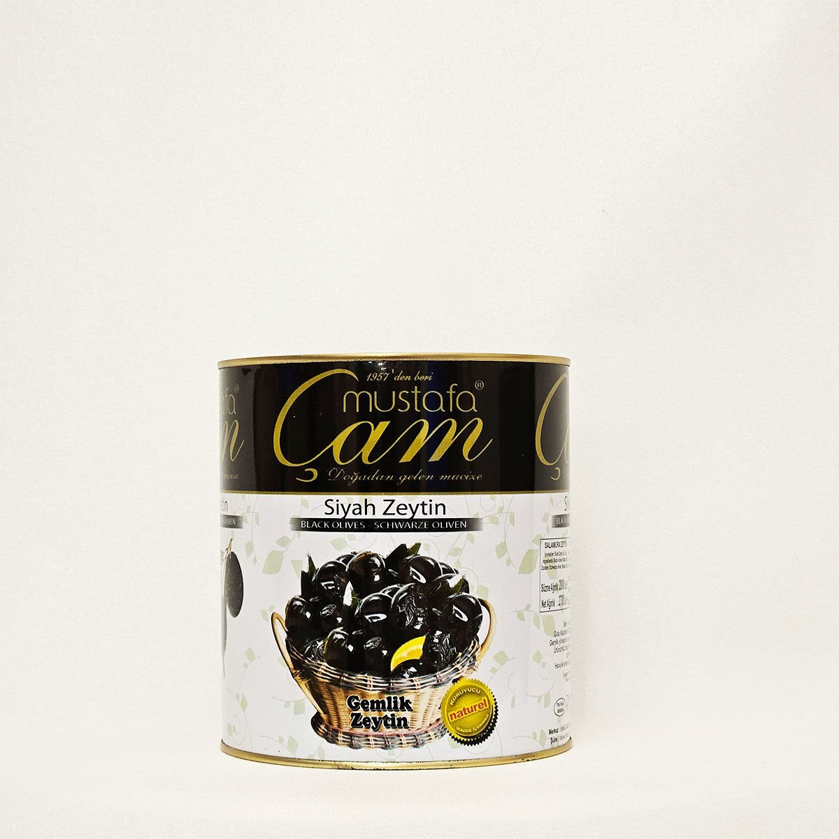 Mega Yağlı Siyah Zeytin - 2 Kg