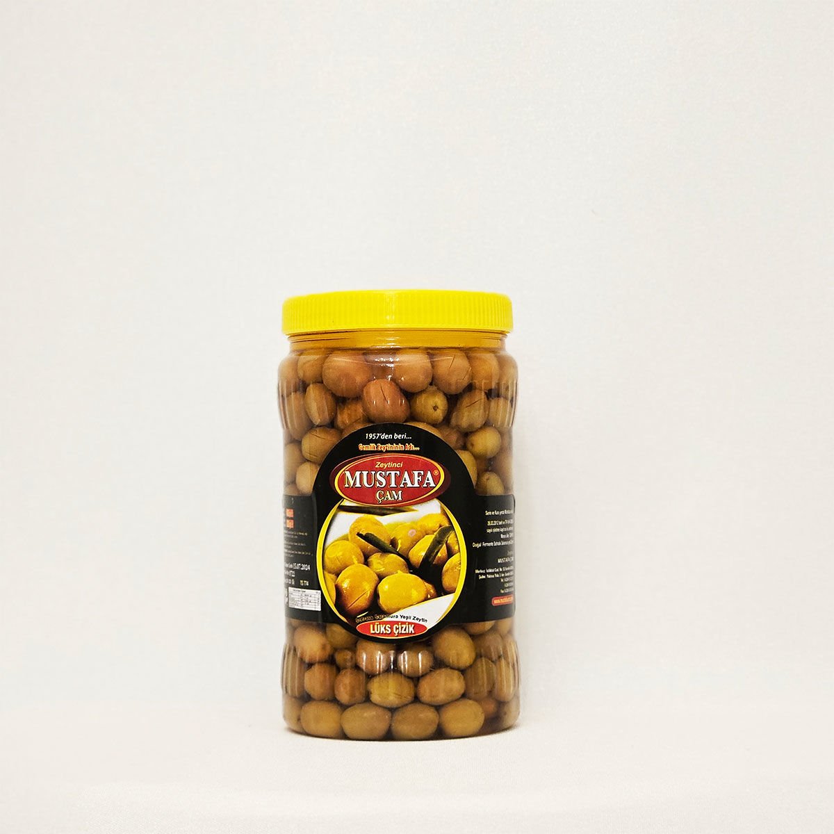 Lüks Çizik Yeşil Zeytin - 1 Kg