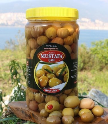 Süper Çizik Yeşil Zeytin - 1 Kg