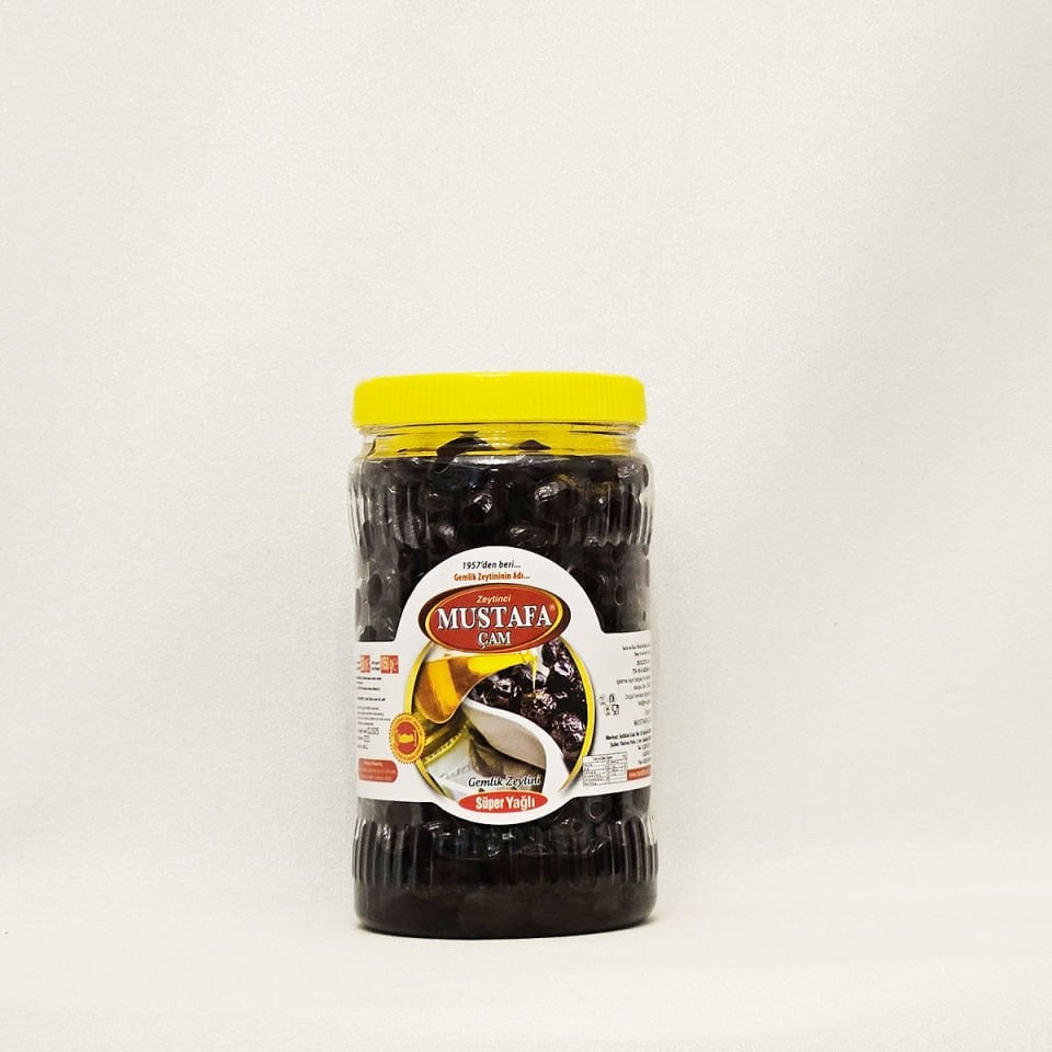 Süper Yağlı Siyah Zeytin 1 Kg