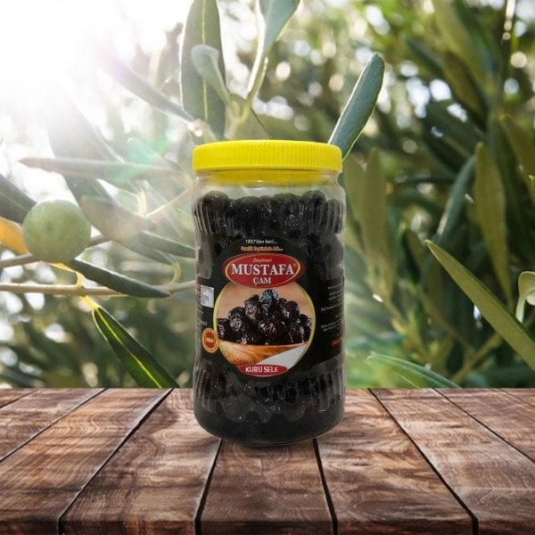 Kuru Sele Siyah Zeytin - 1 Kg