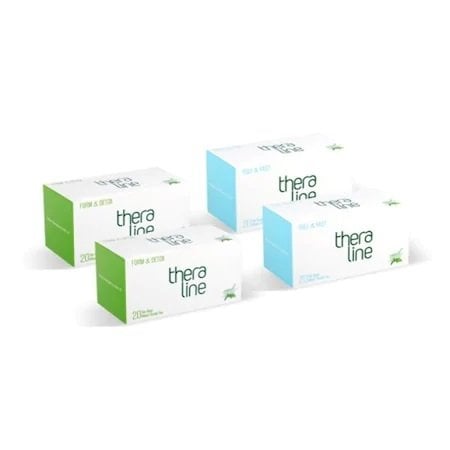 Thera Line Full & Fast Bitkisel Süzen Poşet Çay 2 x 20'li + Form & Detox Bitkisel Süzen Poşet Çay 2 x 20'li