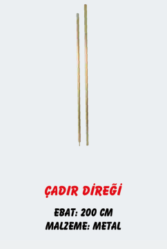 TARP ÇADIR DİREĞİ 200 CM