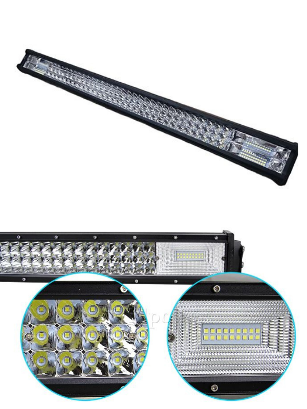 TURUNCU BEYAZ ÇAKARLI 3 SIRA LED BAR 80 CM 405 W