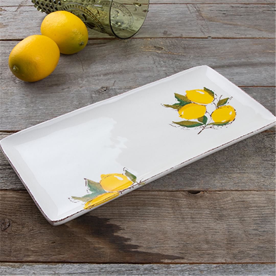 Kosova Tabak Dikdörtgen 35*16 Cm Limon Lmn-0008