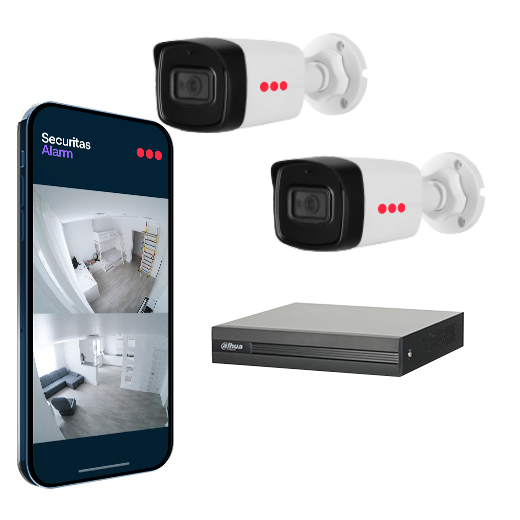 Securitas Kamera Paketi (2'li Sistem) Montaj Hariç