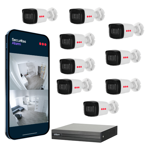 Securitas Kamera Paketi (9'lu Sistem)