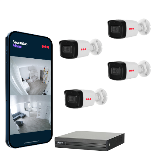 Securitas Kamera Paketi (4'lü Sistem)