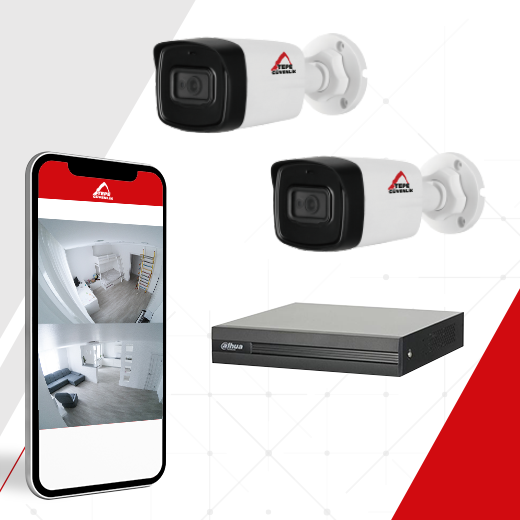 Securitas Kamera Paketi (2'li Sistem) Montaj Hariç