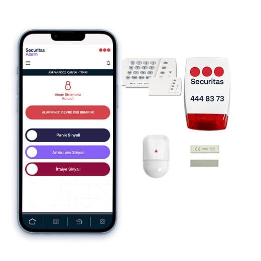 Kablolu İş Yeri Alarm Paketi