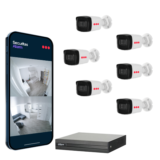 Securitas Kamera Paketi (6'lı Sistem)