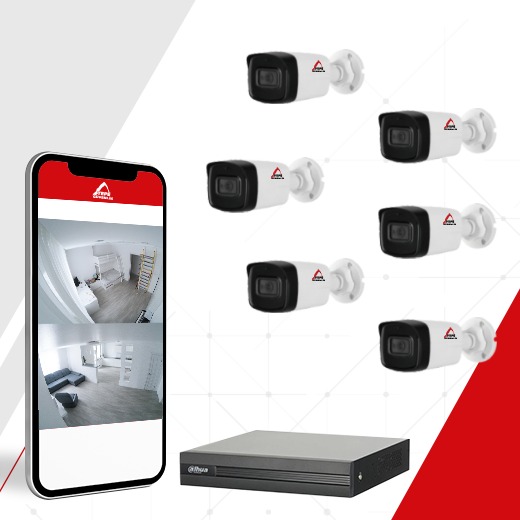 Securitas Kamera Paketi (6'lı Sistem) Montaj Dahil