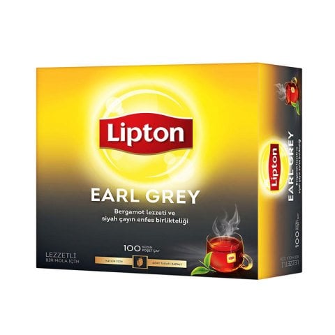Lipton Bardak Poşet Çay Earl Grey 100'lü