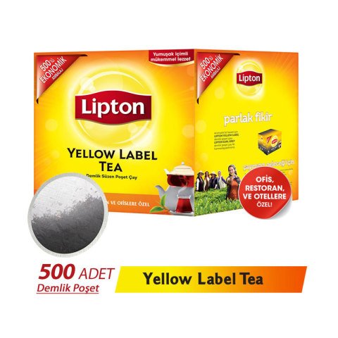 Lipton Demlik Poşet Çay Yellow Label 500'lü
