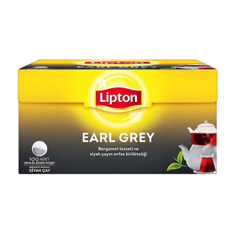 Lipton Demlik Poşet Çay Earl Grey 100'lü