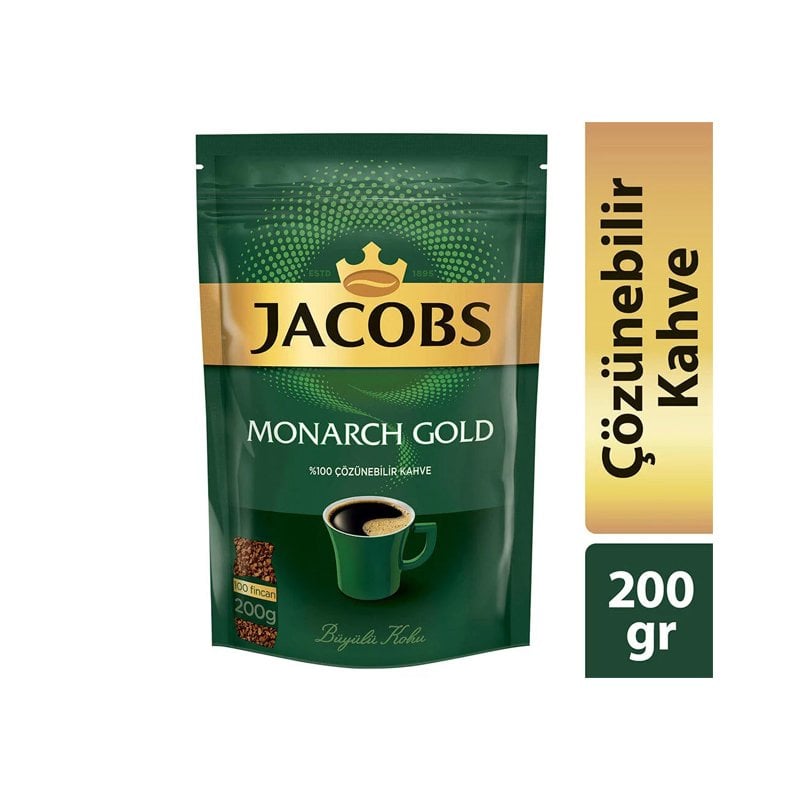 Jacobs Monarch Granül Kahve Gold 200 Gr